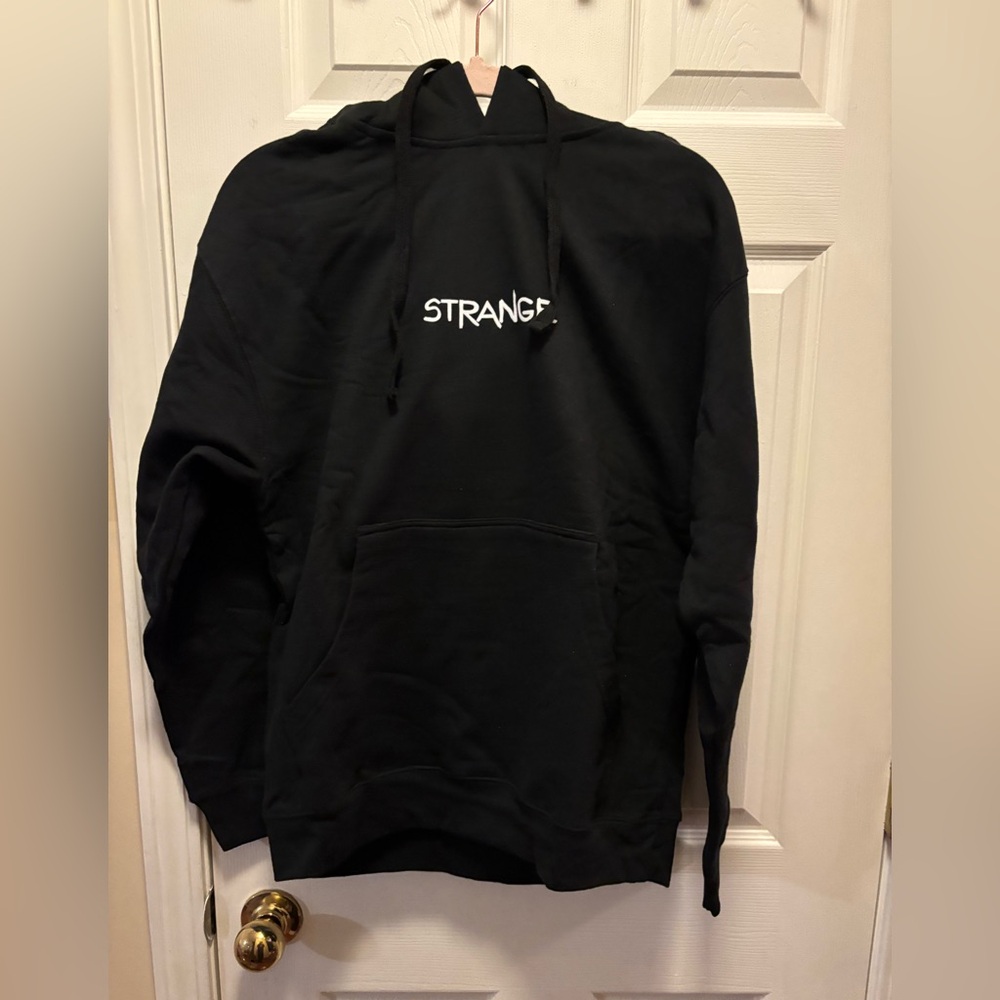 Strange Men’s Black Fleece Hoodie Size Medium BNOT